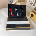 Carolina high-heeled shoes perfume three piece set